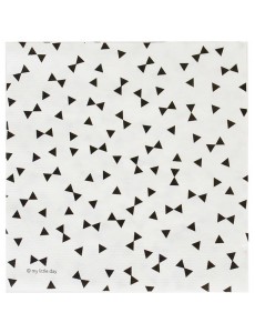 Guardanapos Triâgulos Pretos